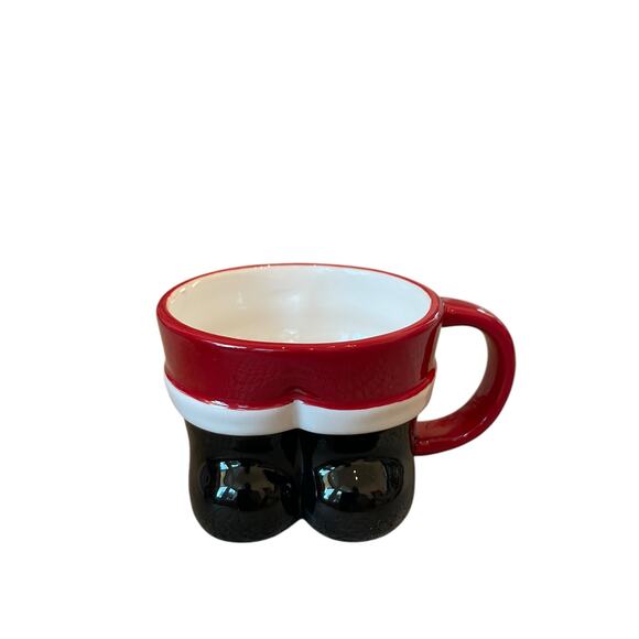 Lang Christmas Tea For One Winking Santa Teapot With Lid 12oz Cup New - Picture 14 of 16